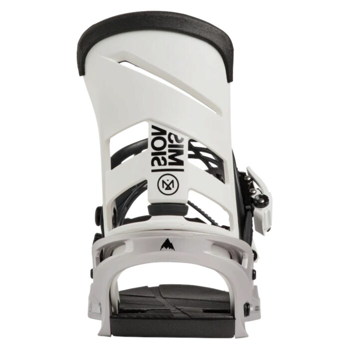 BURTON MISSION RE FLEX SNOWBOARD BINDINGS WHITE SILVER - Εικόνα 3