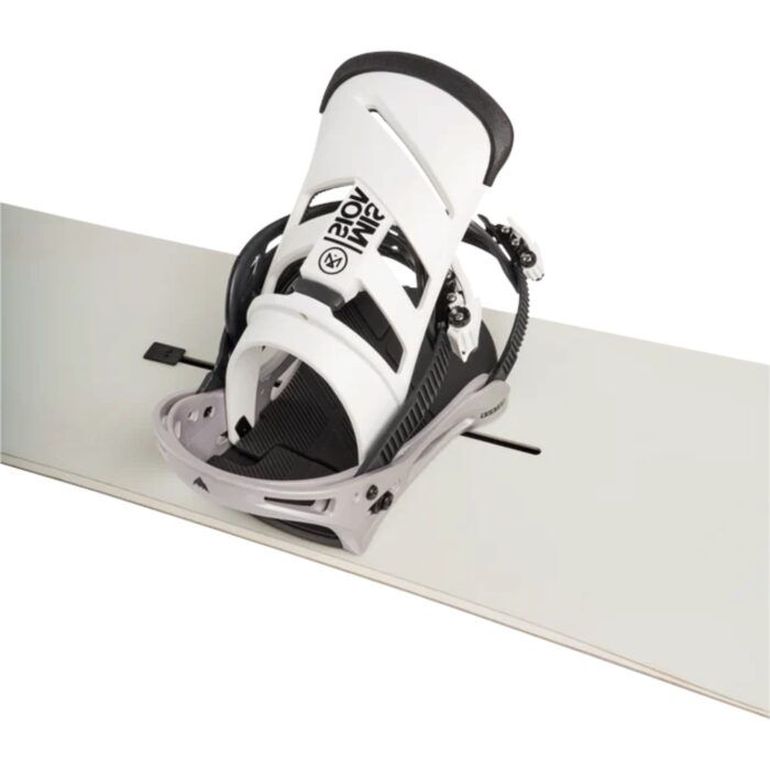 BURTON MISSION RE FLEX SNOWBOARD BINDINGS WHITE SILVER - Εικόνα 6