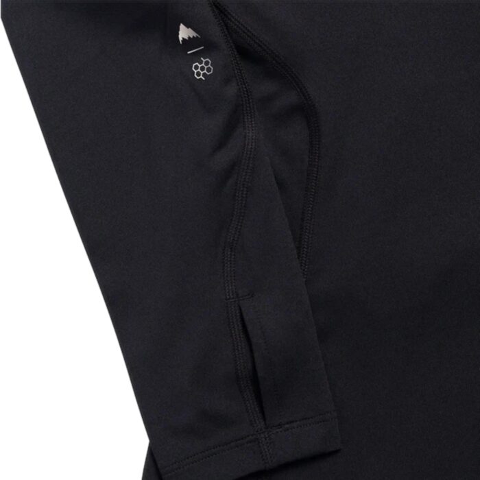 BURTON W LIGHTWEIGHT BASE LAYER CREWNECK TRUE BLACK - Εικόνα 4