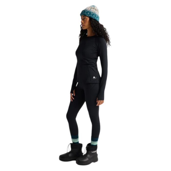 BURTON W LIGHTWEIGHT BASE LAYER CREWNECK TRUE BLACK - Εικόνα 5