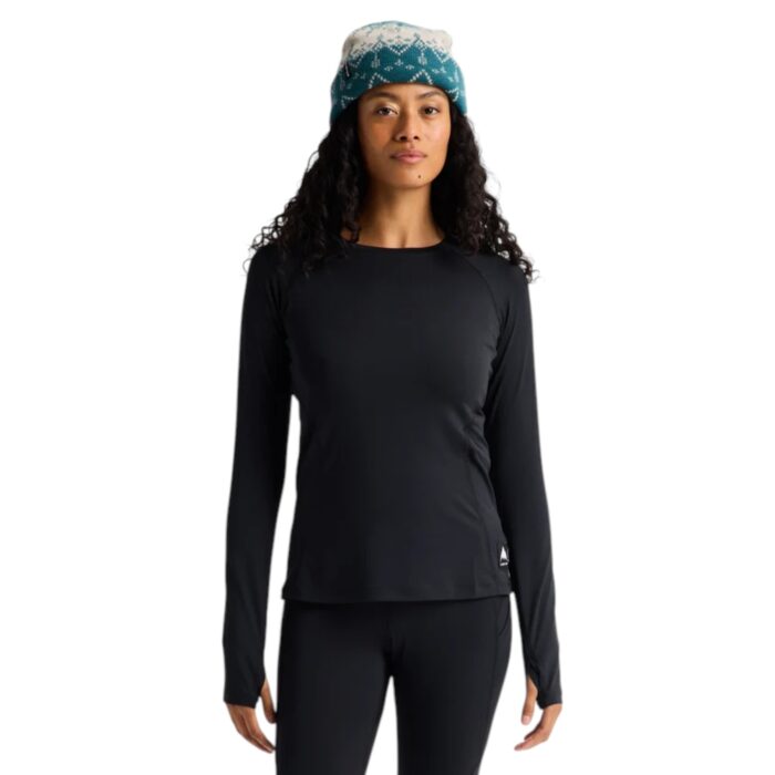 BURTON W LIGHTWEIGHT BASE LAYER CREWNECK TRUE BLACK - Εικόνα 2