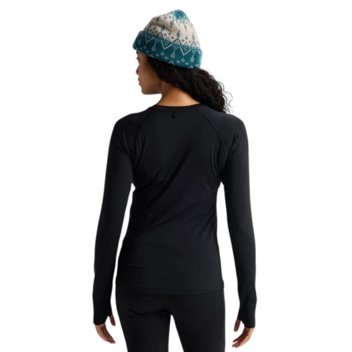 BURTON W LIGHTWEIGHT BASE LAYER CREWNECK TRUE BLACK - Εικόνα 3