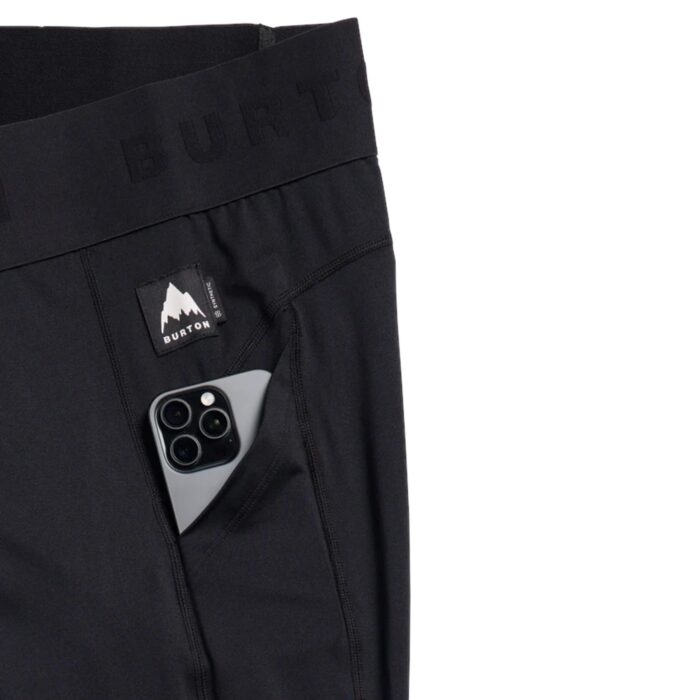 BURTON W LIGHTWEIGHT BASE LAYER PANT TRUE BLACK - Εικόνα 4