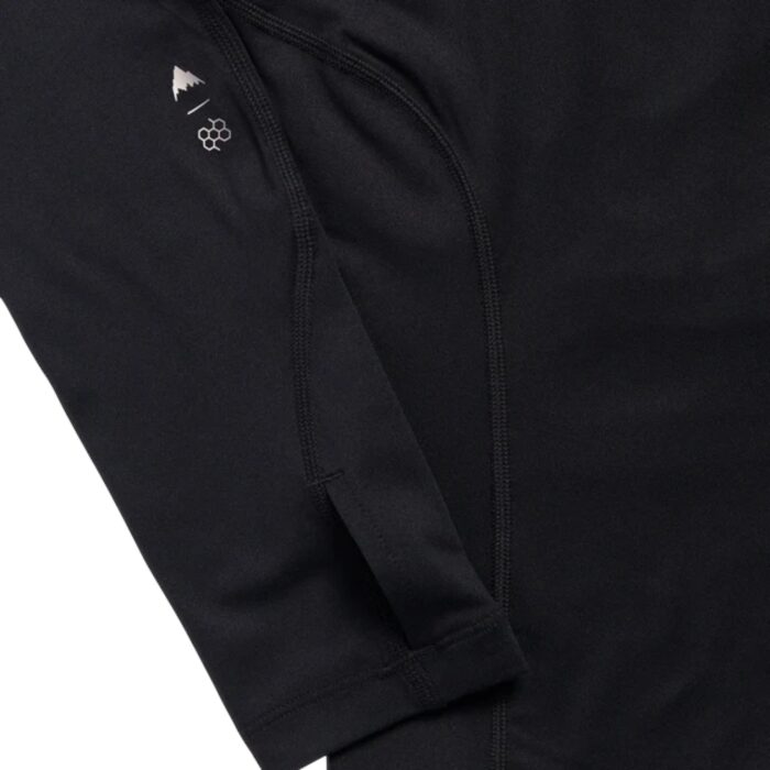 BURTON W SYNTHETIC MIDWEIGHT BASE LAYER CREW TRUE BLACK - Εικόνα 2