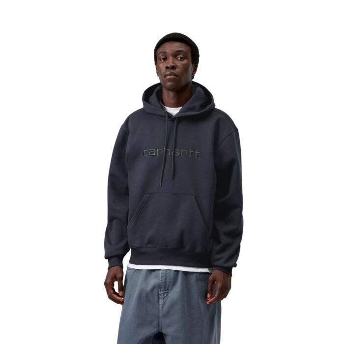 CARHARTT WIP CARHARTT HOODIE DARK NAVY DARK SCARAB - Εικόνα 3