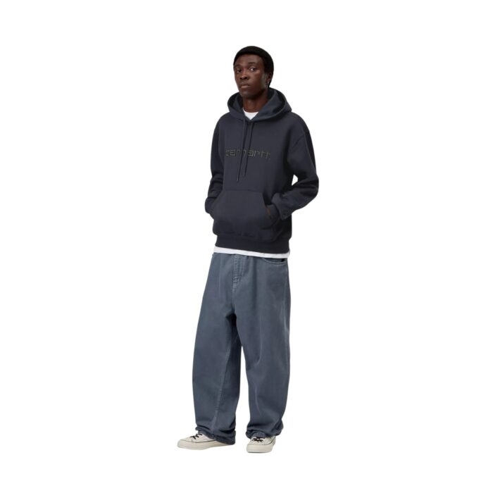 CARHARTT WIP CARHARTT HOODIE DARK NAVY DARK SCARAB - Εικόνα 5