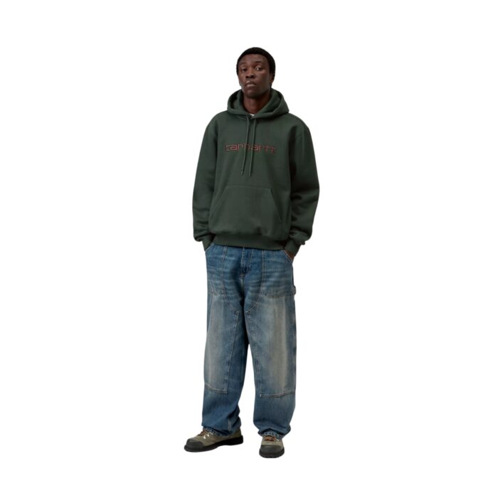 CARHARTT WIP CARHARTT HOODIE DARK SCARAB PALISANDER - Εικόνα 5