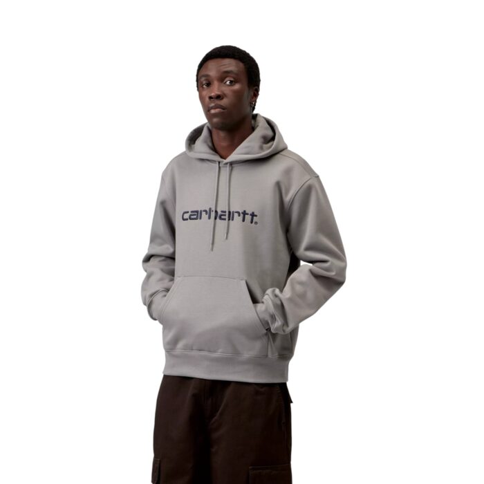 CARHARTT WIP CARHARTT HOODIE SHADY GREY DARK NAVY - Εικόνα 3