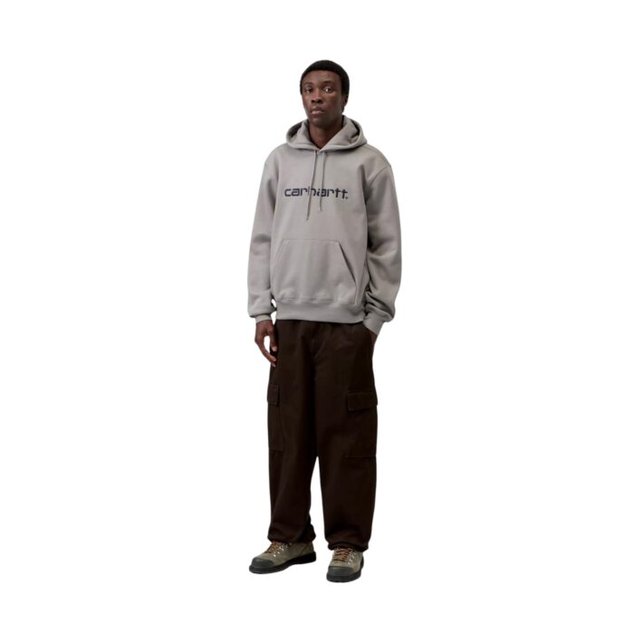 CARHARTT WIP CARHARTT HOODIE SHADY GREY DARK NAVY - Εικόνα 5
