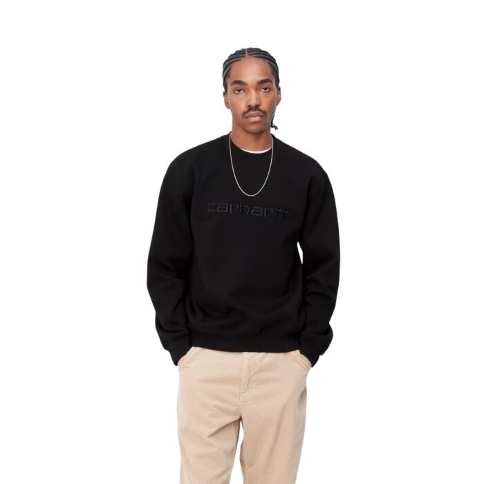 CARHARTT WIP CARHARTT SWEATSHIRT BLACK BLACK - Εικόνα 3
