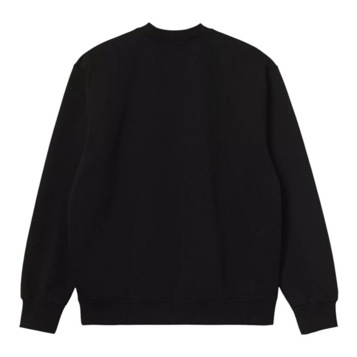 CARHARTT WIP CARHARTT SWEATSHIRT BLACK WHITE - Εικόνα 2