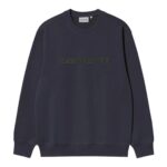 CARHARTT WIP CARHARTT SWEATSHIRT DARK NAVY DARK SCARAB