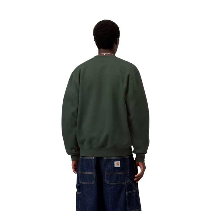 CARHARTT WIP CARHARTT SWEATSHIRT DARK SCARAB PALISANDER - Εικόνα 4