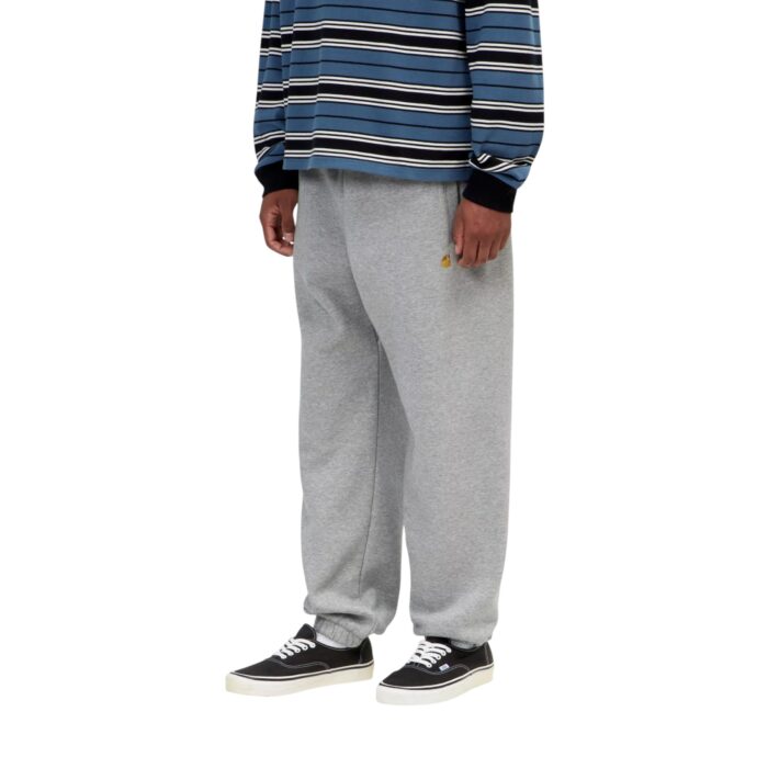 CARHARTT WIP CHASE SWEATPANT GREY HEATHER GOLD - Εικόνα 3