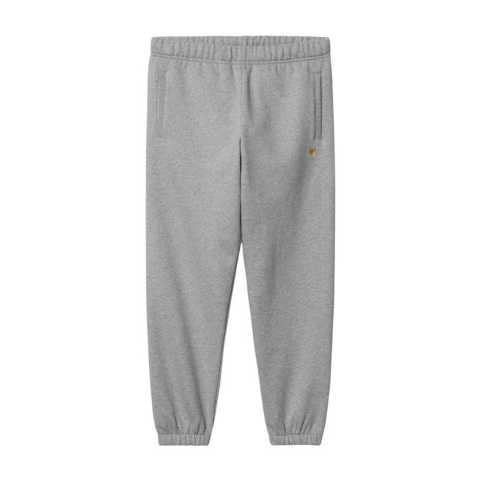 CARHARTT WIP CHASE SWEATPANT GREY HEATHER GOLD - Εικόνα 5