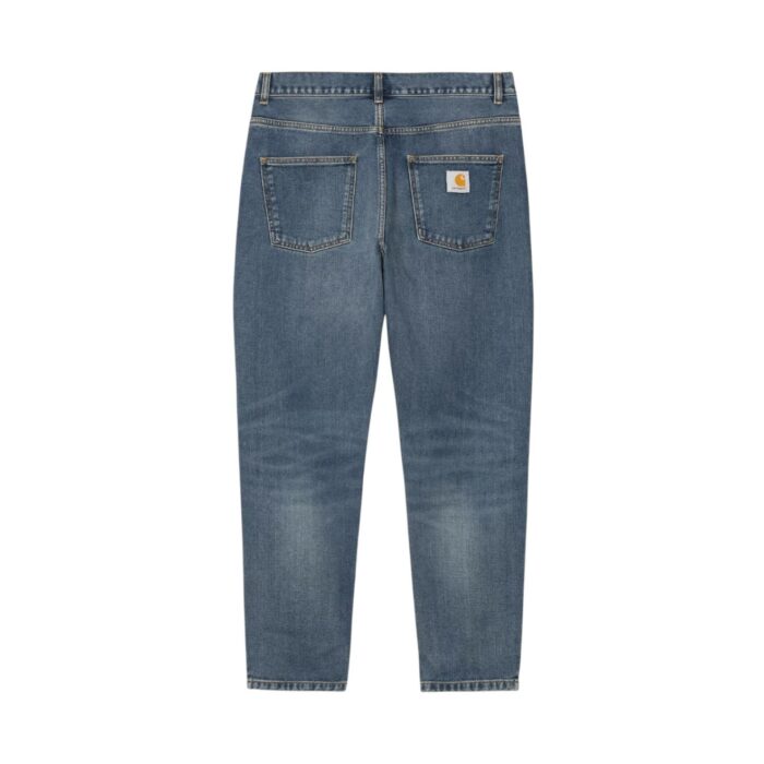 CARHARTT WIP NEWEL PANT BLUE DARK USED WASH - Εικόνα 5