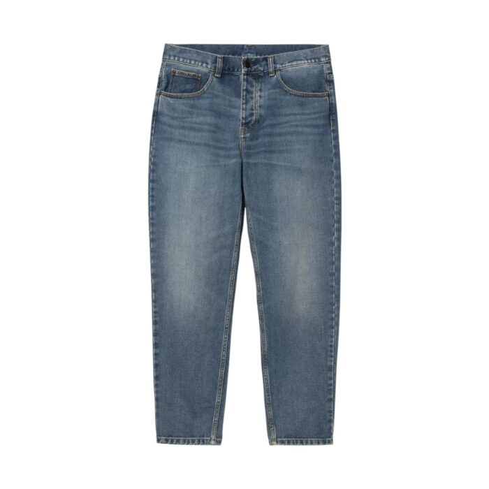 CARHARTT WIP NEWEL PANT BLUE DARK USED WASH - Εικόνα 6