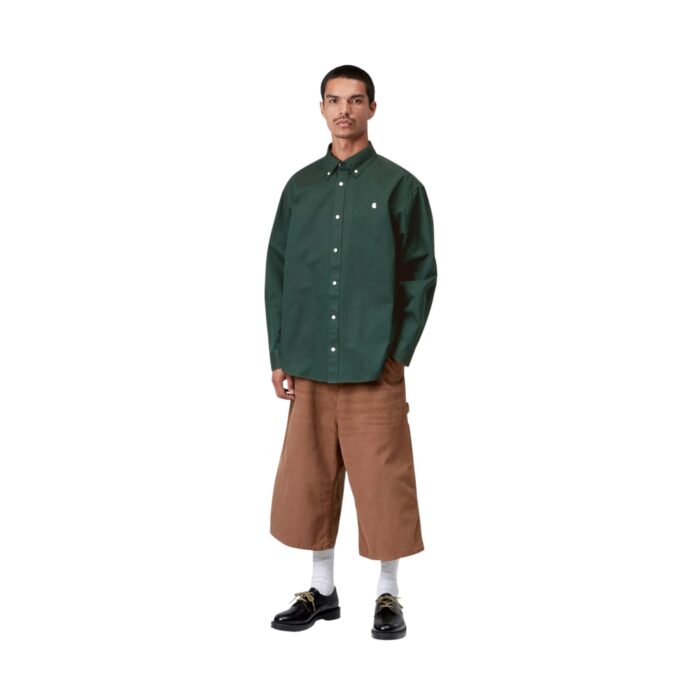 CARHARTT WIP OG MADISON SHIRT DARK SCARAB - Εικόνα 5