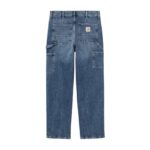 CARHARTT WIP SINGLE KNEE PANT BLUE MARBLE USED WASH - Εικόνα 5