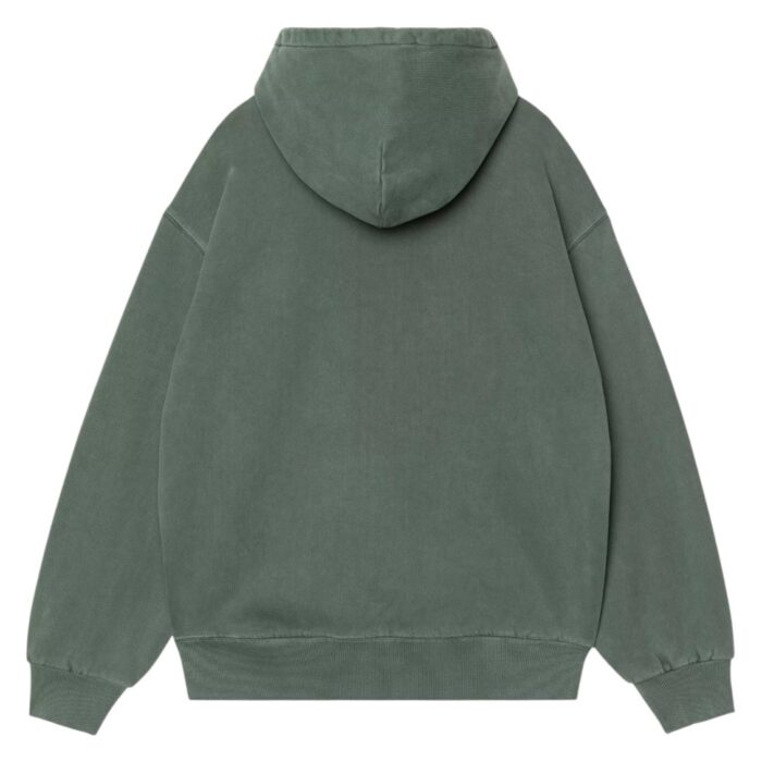 CARHARTT WIP VISTA HOODIE DARK SCARAB GARMENT DYED - Εικόνα 2