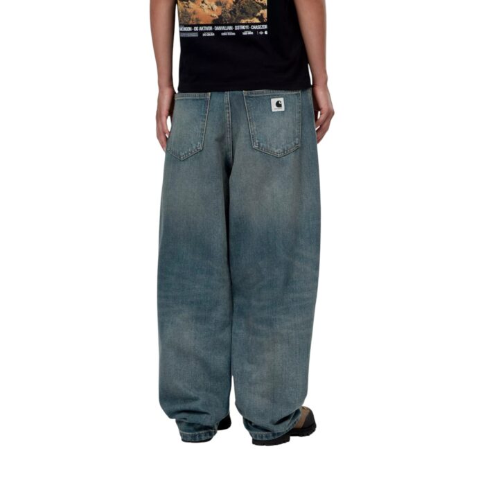 CARHARTT WIP W BRANDON PANT BLUE WORN USED WASH - Εικόνα 2