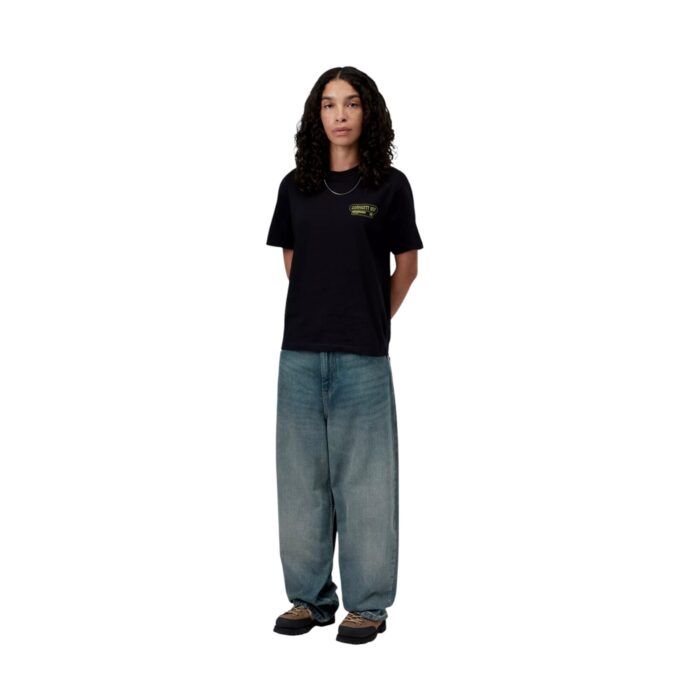 CARHARTT WIP W BRANDON PANT BLUE WORN USED WASH - Εικόνα 4