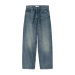 CARHARTT WIP W BRANDON PANT BLUE WORN USED WASH - Εικόνα 5