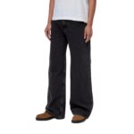 CARHARTT WIP W JANE PANT BLACK HEAVY STONE WASH - Εικόνα 3