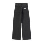 CARHARTT WIP W JANE PANT BLACK HEAVY STONE WASH - Εικόνα 6