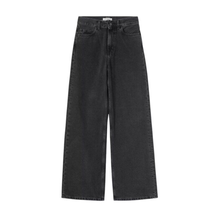 CARHARTT WIP W JANE PANT BLACK HEAVY STONE WASH - Εικόνα 5