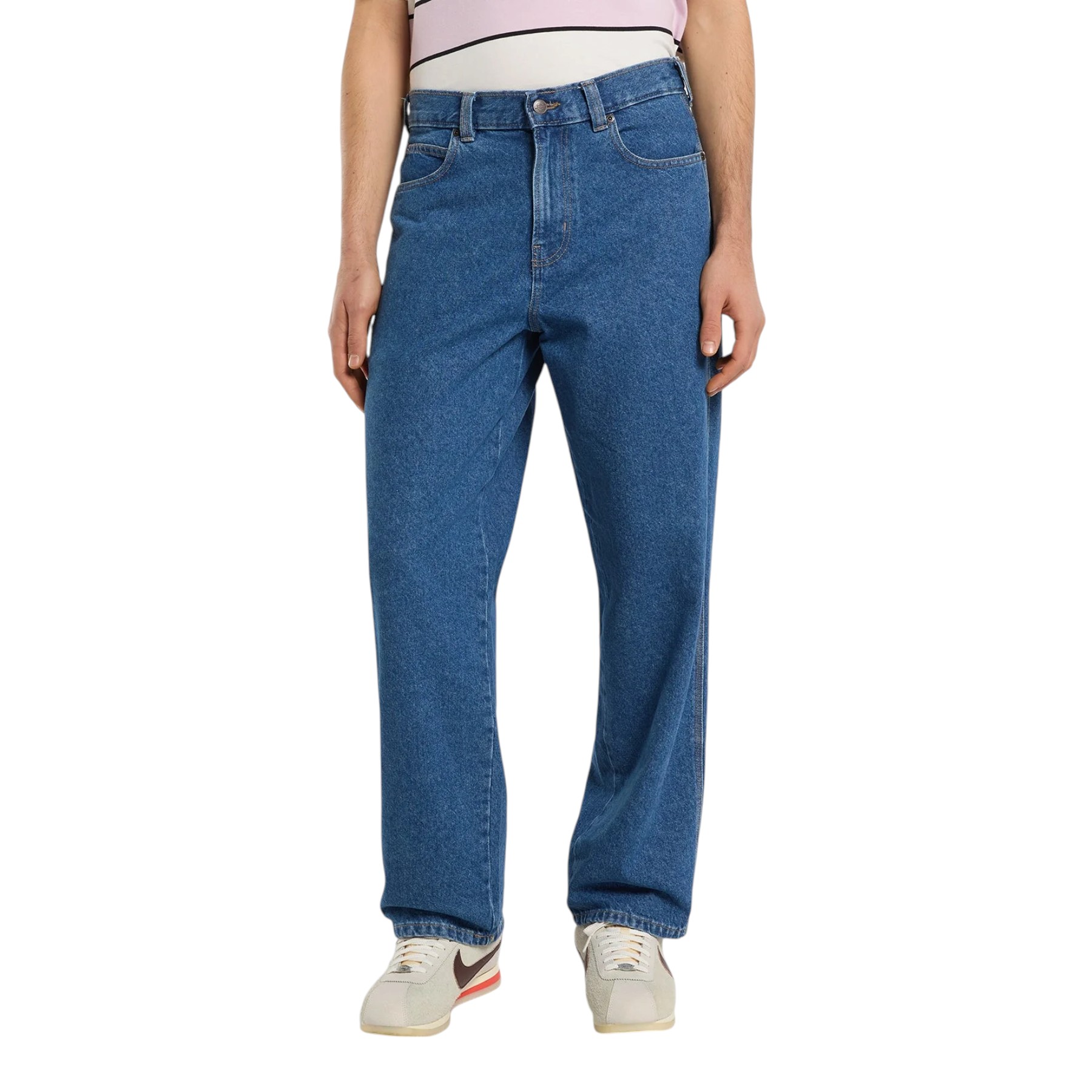 DICKIES 958 BAGGY TAPERED WORK JEAN CLASSIC BLUE DK0A88EDCLB 28 30 32 34 36 89E (1)-Photoroom 2 DICKIES 958 BAGGY TAPERED WORK JEAN CLASSIC BLUE - Εικόνα 1