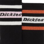 DICKIES GENOLA 2 PACK SOCKS BLACK - Image 3