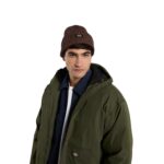 DICKIES LEWISTOWN BEANIE BLACK RED - Εικόνα 4