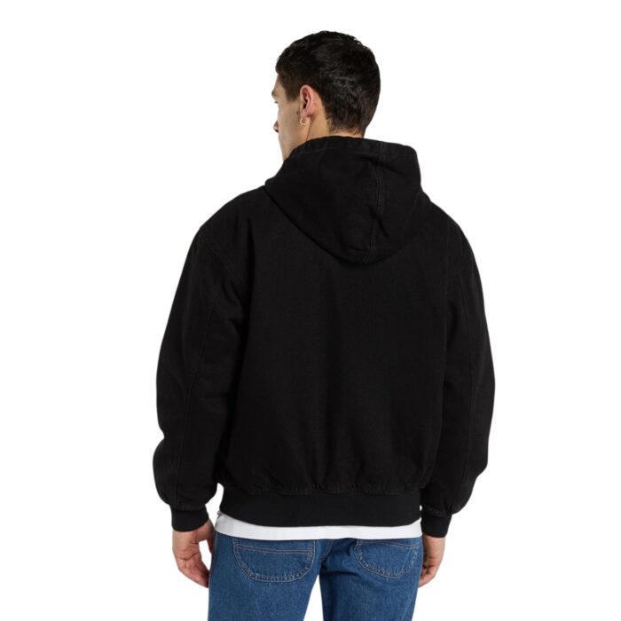 DICKIES LINED DENIM HOODED BOMBER JACKET BLACK - Εικόνα 2