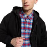 DICKIES LINED DENIM HOODED BOMBER JACKET BLACK - Εικόνα 4