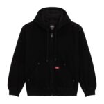 DICKIES LINED DENIM HOODED BOMBER JACKET BLACK - Εικόνα 7