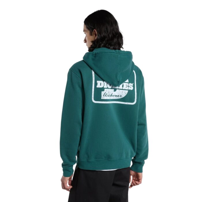DICKIES MINDEN ZIP HOODIE DARK GREEN - Εικόνα 2