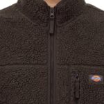 DICKIES MOUNT HOPE ZIP FLEECE DARK BROWN - Εικόνα 6
