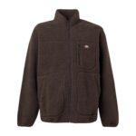 DICKIES MOUNT HOPE ZIP FLEECE DARK BROWN - Εικόνα 7