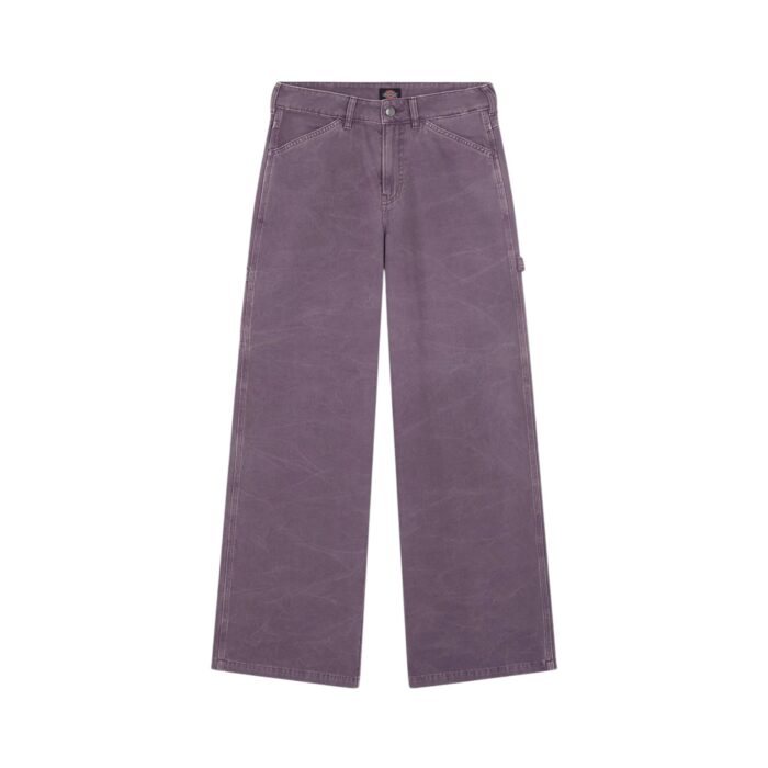 DICKIES W HOUCK WIDE CANVAS CARPENTER PANT VINTAGE VIOLET - Εικόνα 8