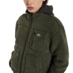 DICKIES W MOUNT HOPE ZIP FLEECE OLIVE GREEN - Εικόνα 3