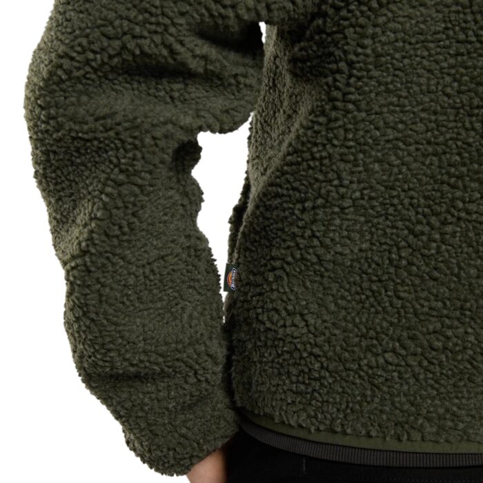 DICKIES W MOUNT HOPE ZIP FLEECE OLIVE GREEN - Εικόνα 6