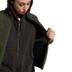 DICKIES W MOUNT HOPE ZIP FLEECE OLIVE GREEN - Εικόνα 4