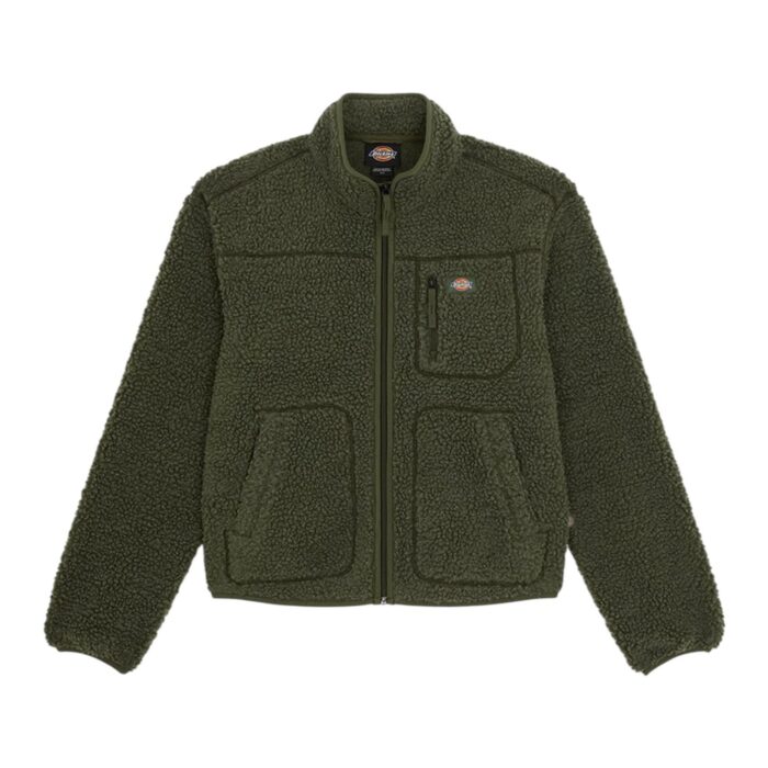 DICKIES W MOUNT HOPE ZIP FLEECE OLIVE GREEN - Εικόνα 8