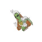 RIPNDIP HERE ALL ALONG T-SHIRT BONE - Εικόνα 3