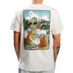 RIPNDIP HERE ALL ALONG T-SHIRT BONE - Εικόνα 4