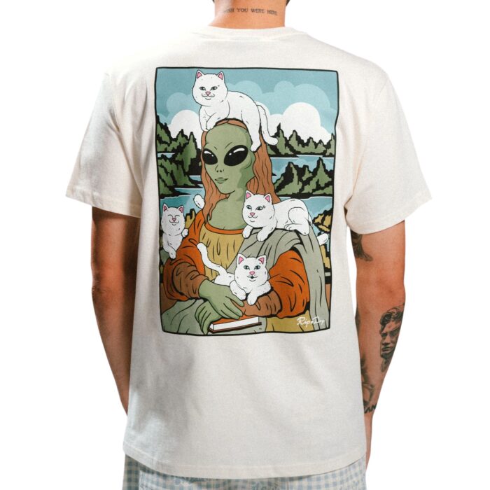 RIPNDIP HERE ALL ALONG T-SHIRT BONE - Εικόνα 4