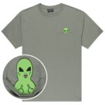 RIPNDIP LORD ALIEN POCKET T-SHIRT DUSTY SAGE - Εικόνα 2