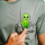 RIPNDIP LORD ALIEN POCKET T-SHIRT DUSTY SAGE - Εικόνα 3