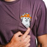 RIPNDIP LORD SHROOMY POCKET T-SHIRT DUSTY PLUM - Εικόνα 3